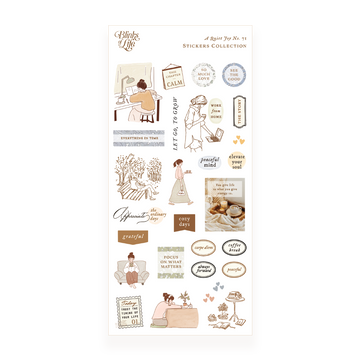 A Quiet Joy - Transparent Stickers No. 71