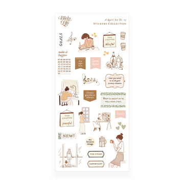 A Quiet Joy - Transparent Stickers No. 73