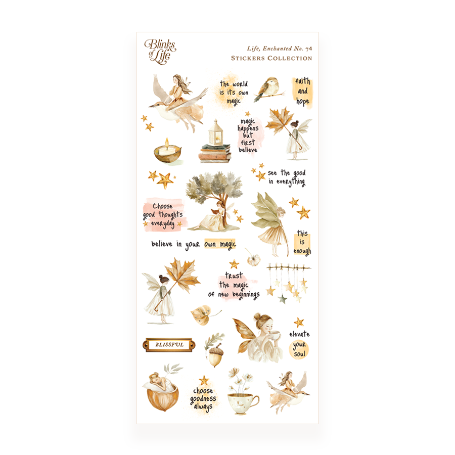 A Life Enchanted - Transparent Stickers No. 74