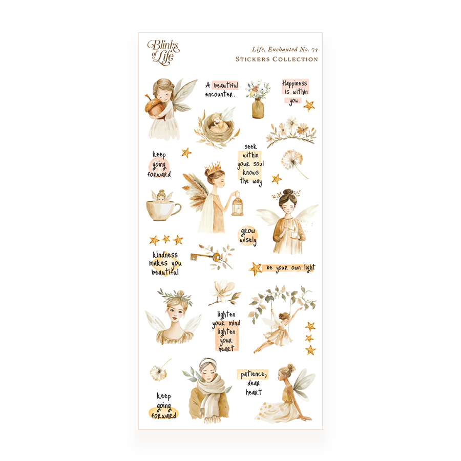 A Life Enchanted - Transparent Stickers No. 75