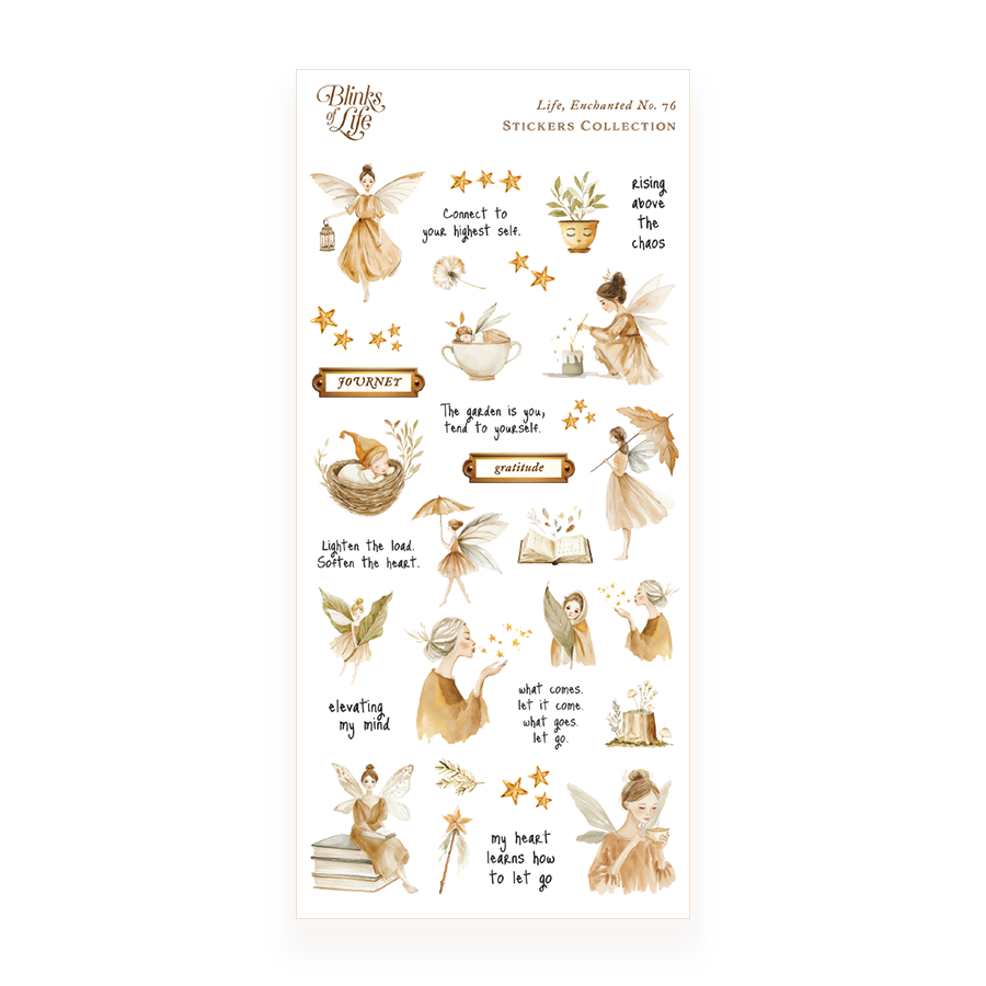 A Life Enchanted - Transparent Stickers No. 76