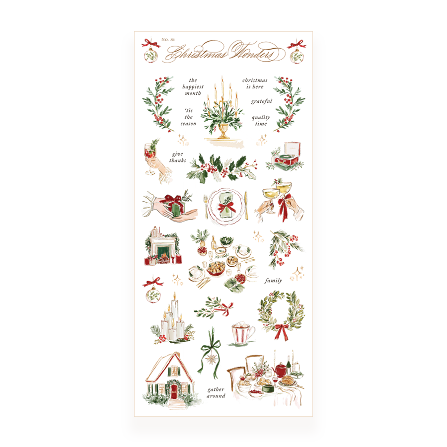 Christmas Wonders - Transparent Stickers No. 81