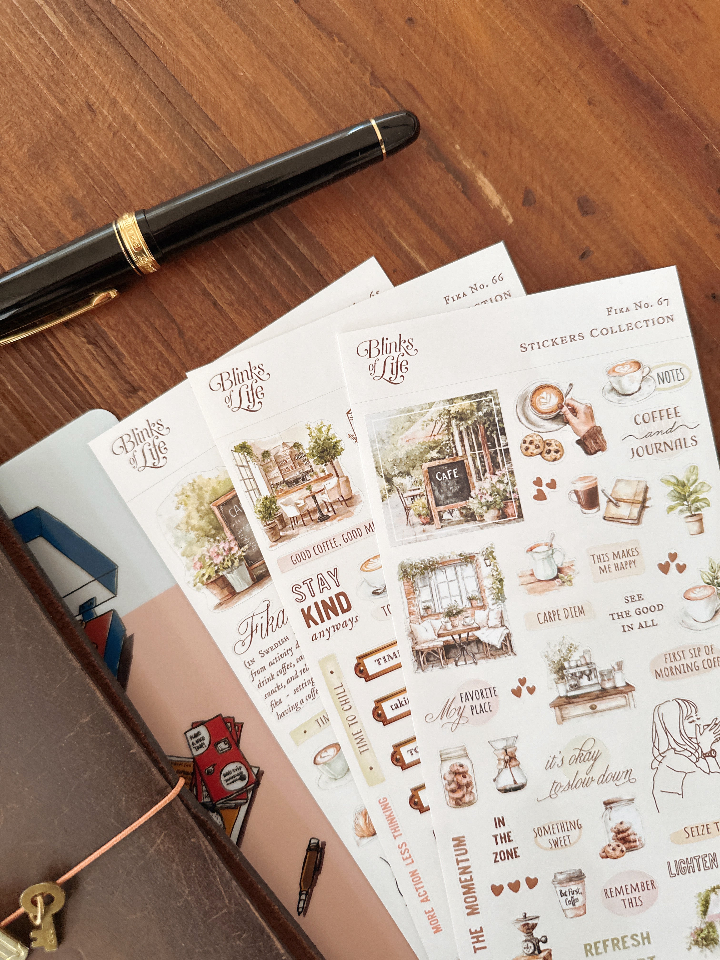 Blinks of Life Traveler's Stickers - Fika : No. 66