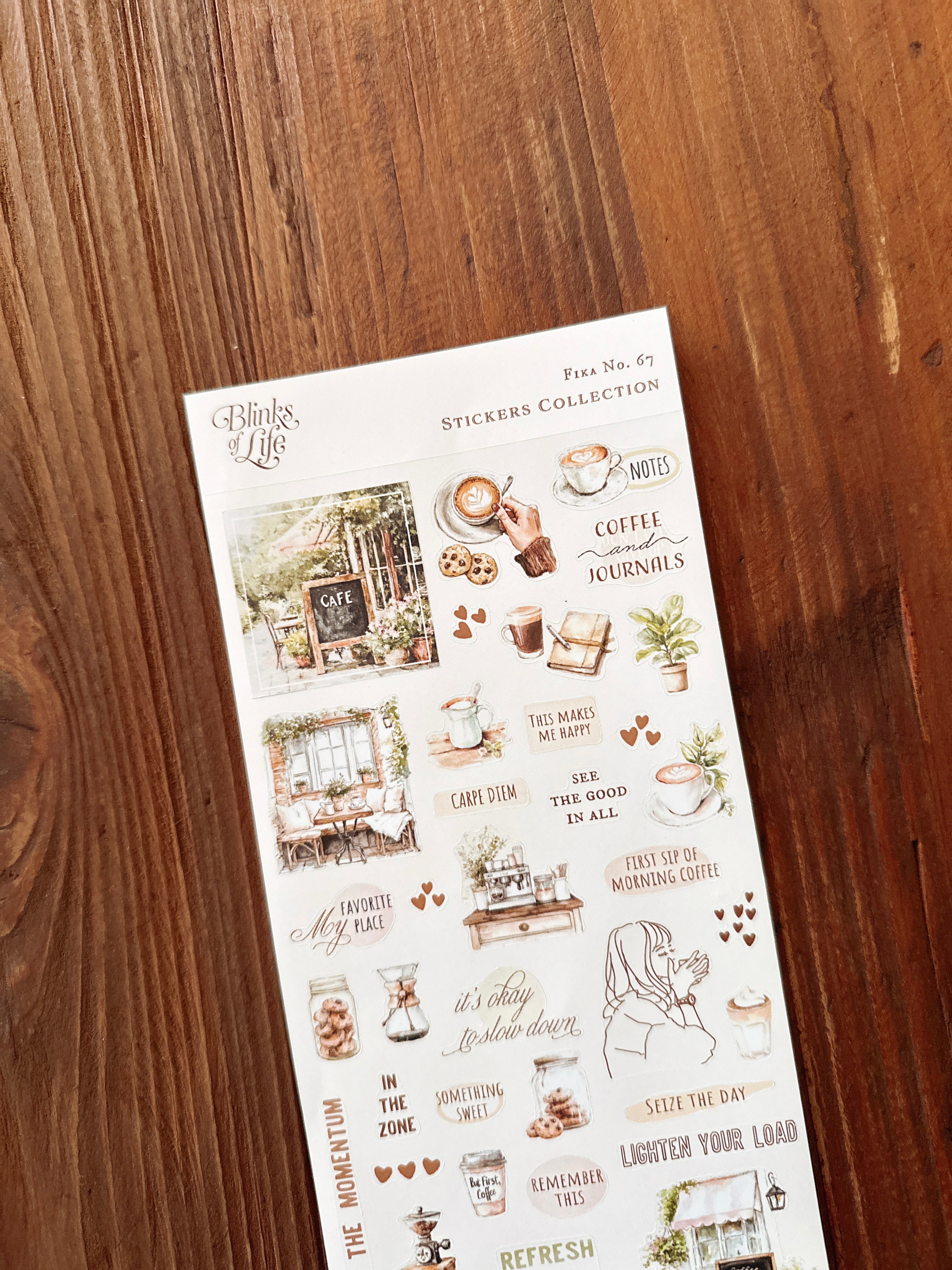 Traveler's Stickers - Fika : No. 67