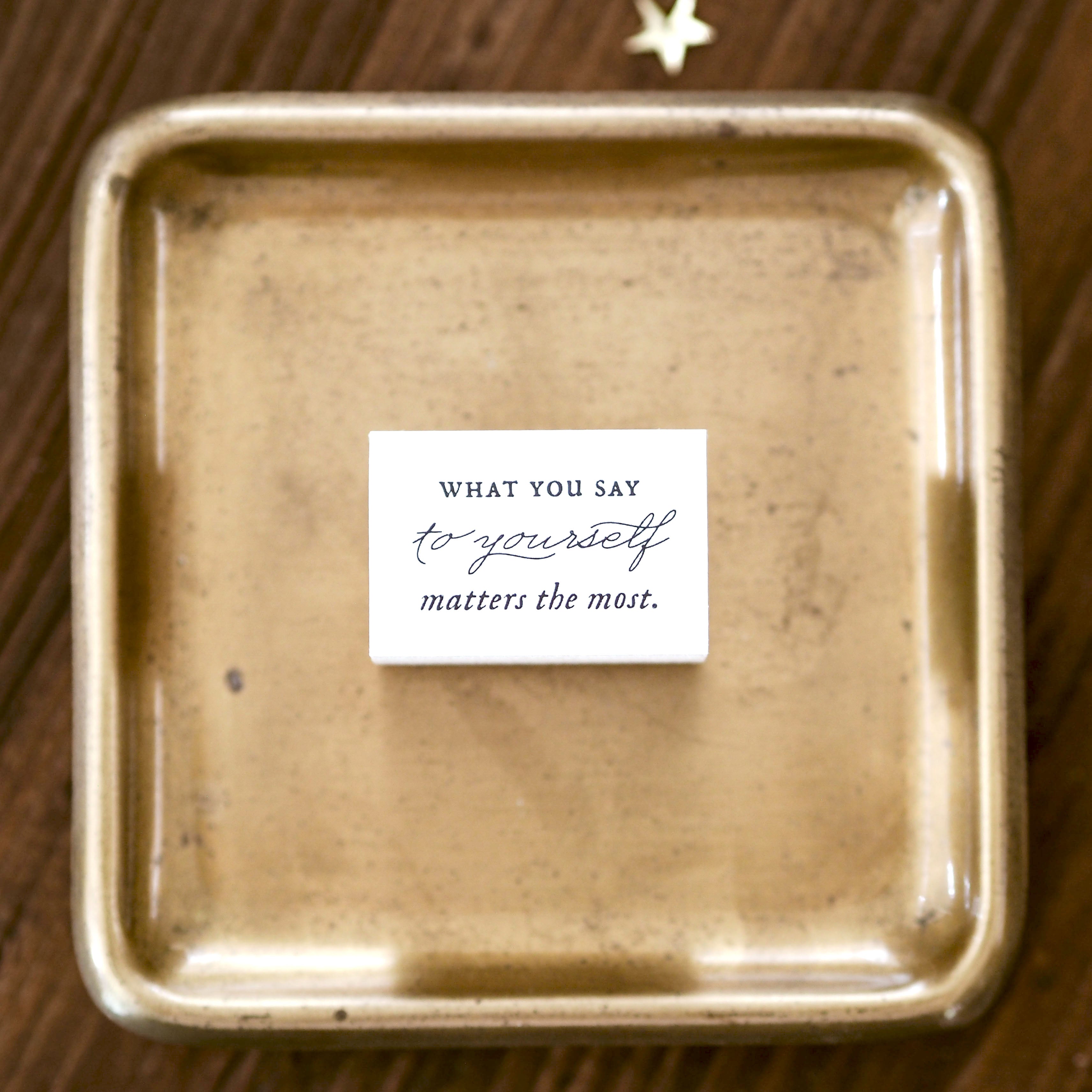 What You Say to Yourself