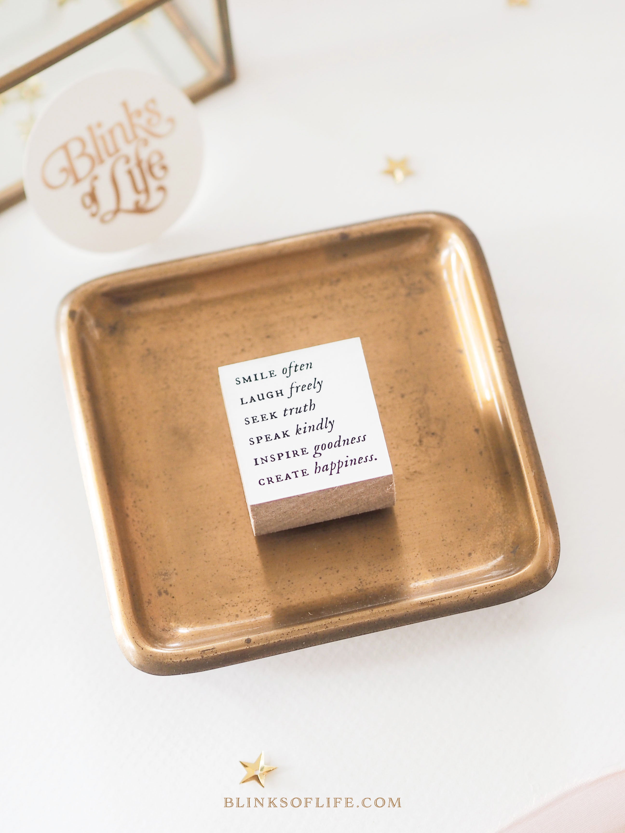 Blinks of Life - Affirmations - Rubber Stamp Collection