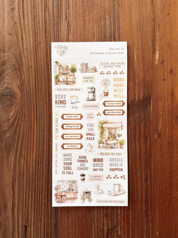 Blinks of Life Traveler's Stickers - Fika : No. 66