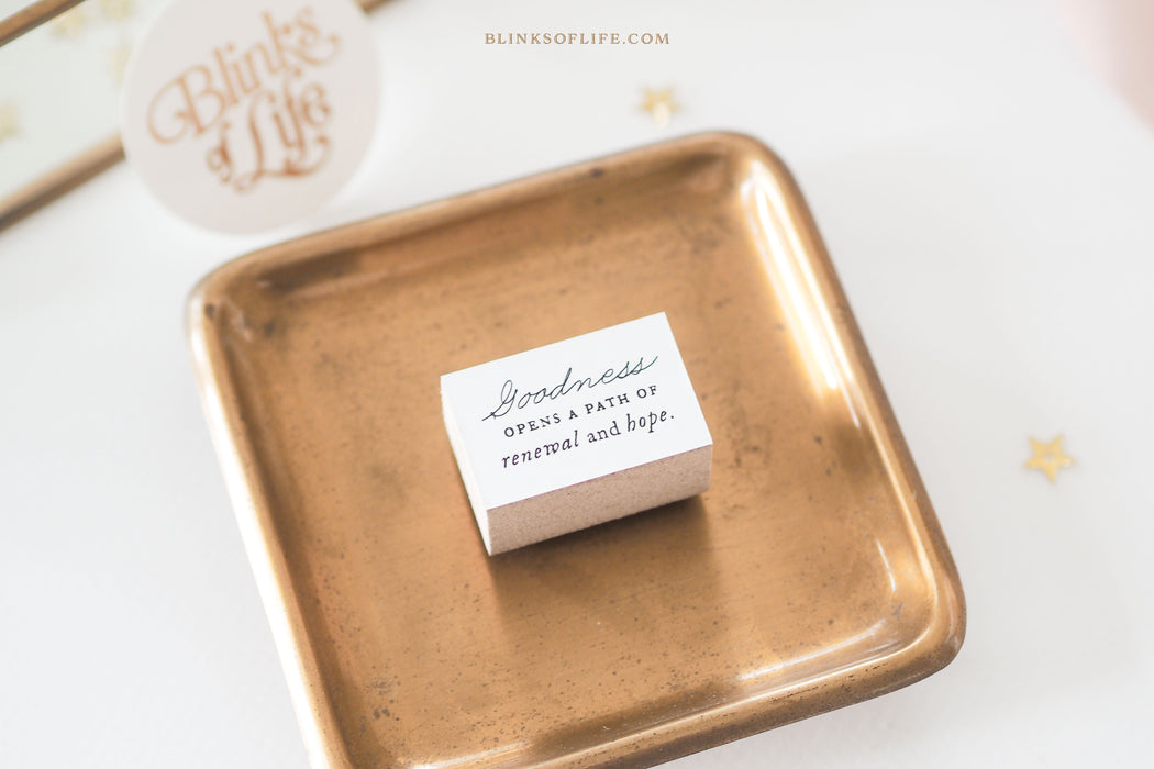 Blinks of Life - Renewal & Hope - Rubber Stamp Collection