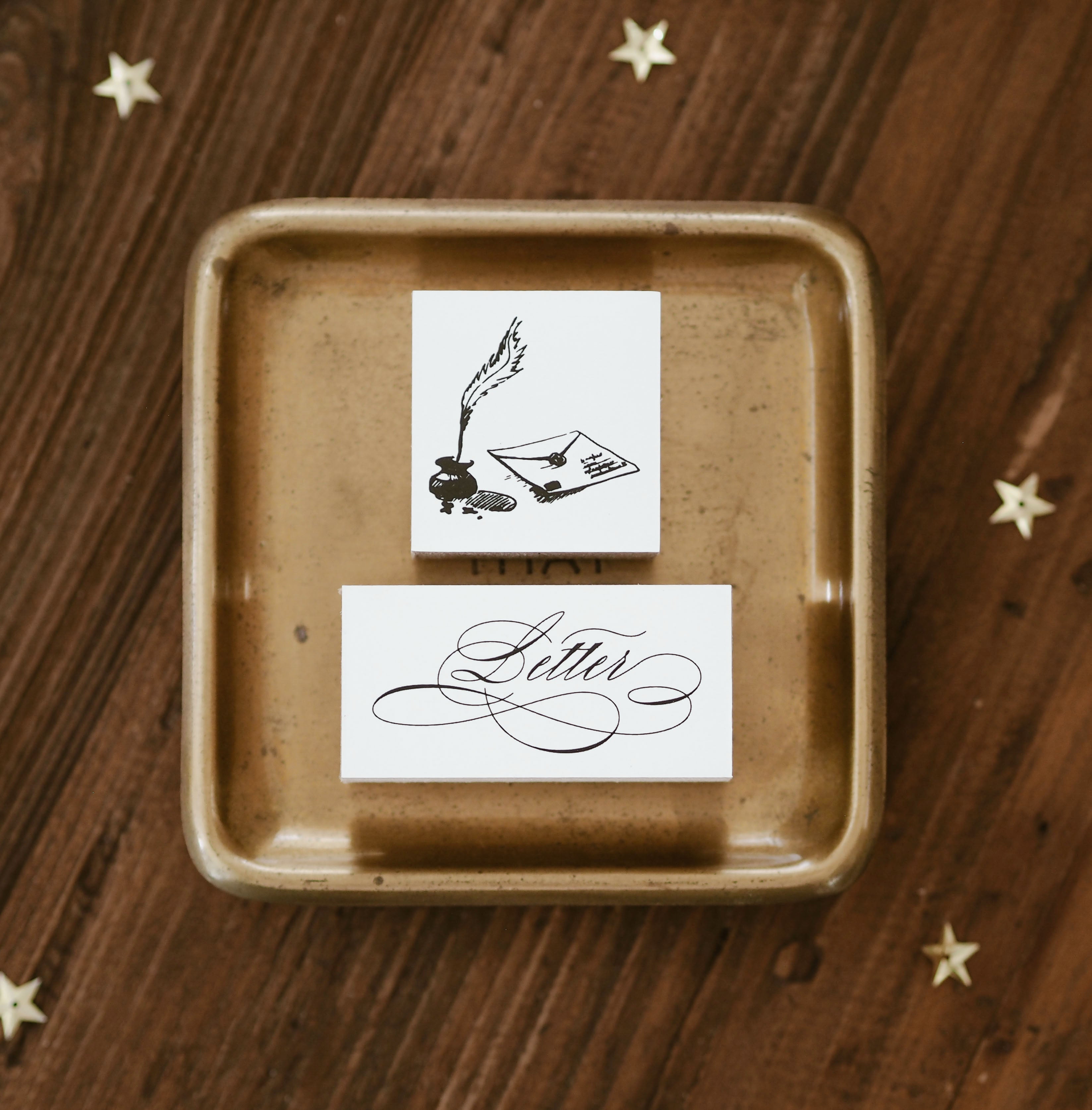 Blinks of Life - Vintage Letter Mail Rubber Stamp 