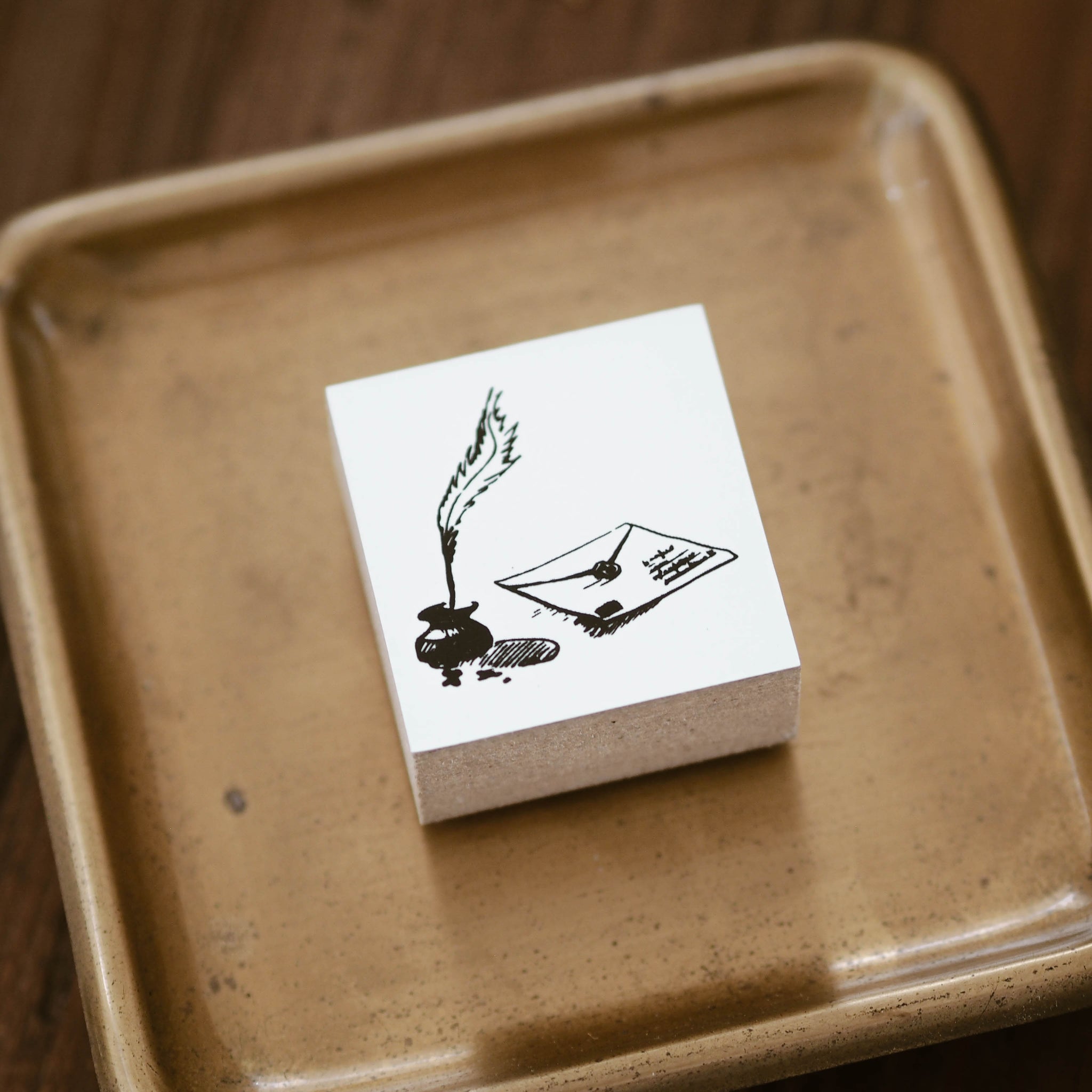 Blinks of Life - Vintage Letter Mail Rubber Stamp 