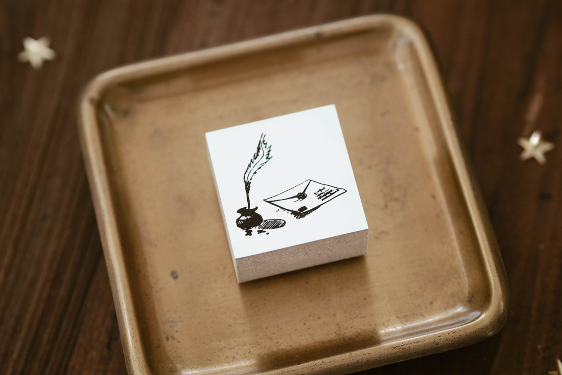 Blinks of Life - Vintage Letter Mail Rubber Stamp 