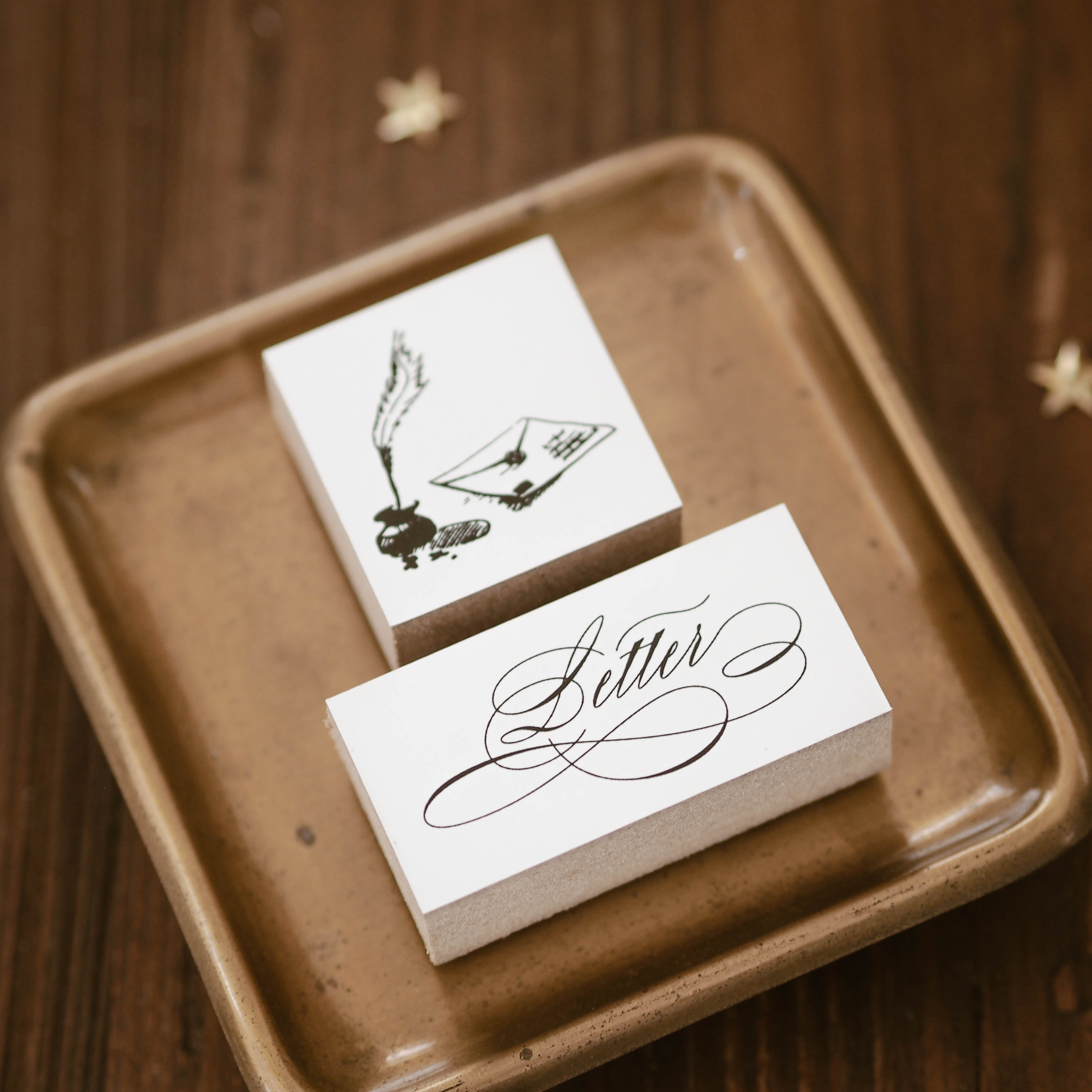 Blinks of Life - Vintage Letter Mail Rubber Stamp 