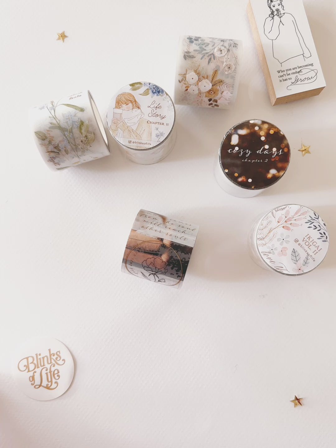 Blinks of Life - BOL - PET Tape/Washi Tape - Cozy Days Vol. 2