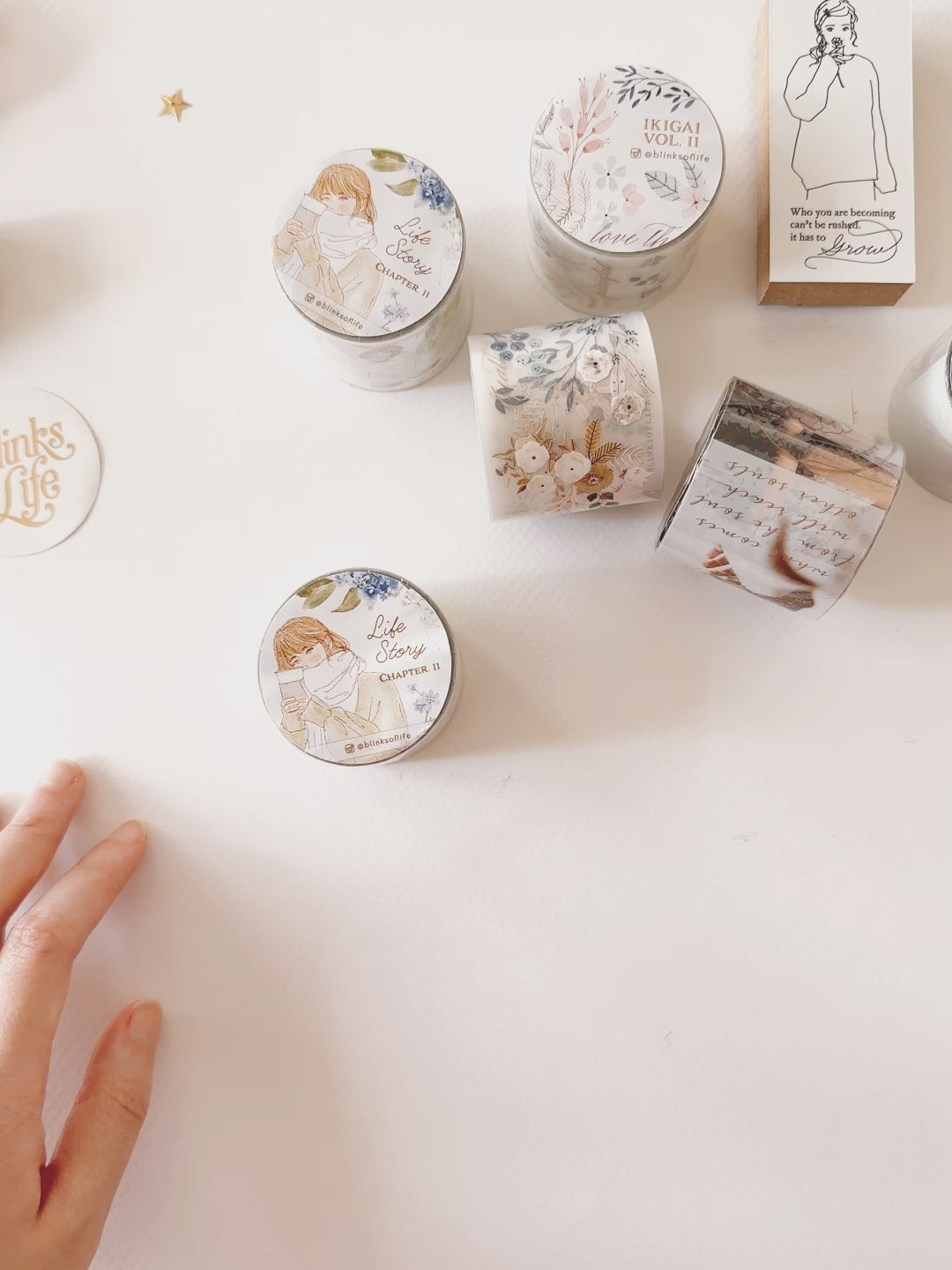 Blinks of Life - BOL - PET Tape/Washi Tape - Cozy Days Vol. 2