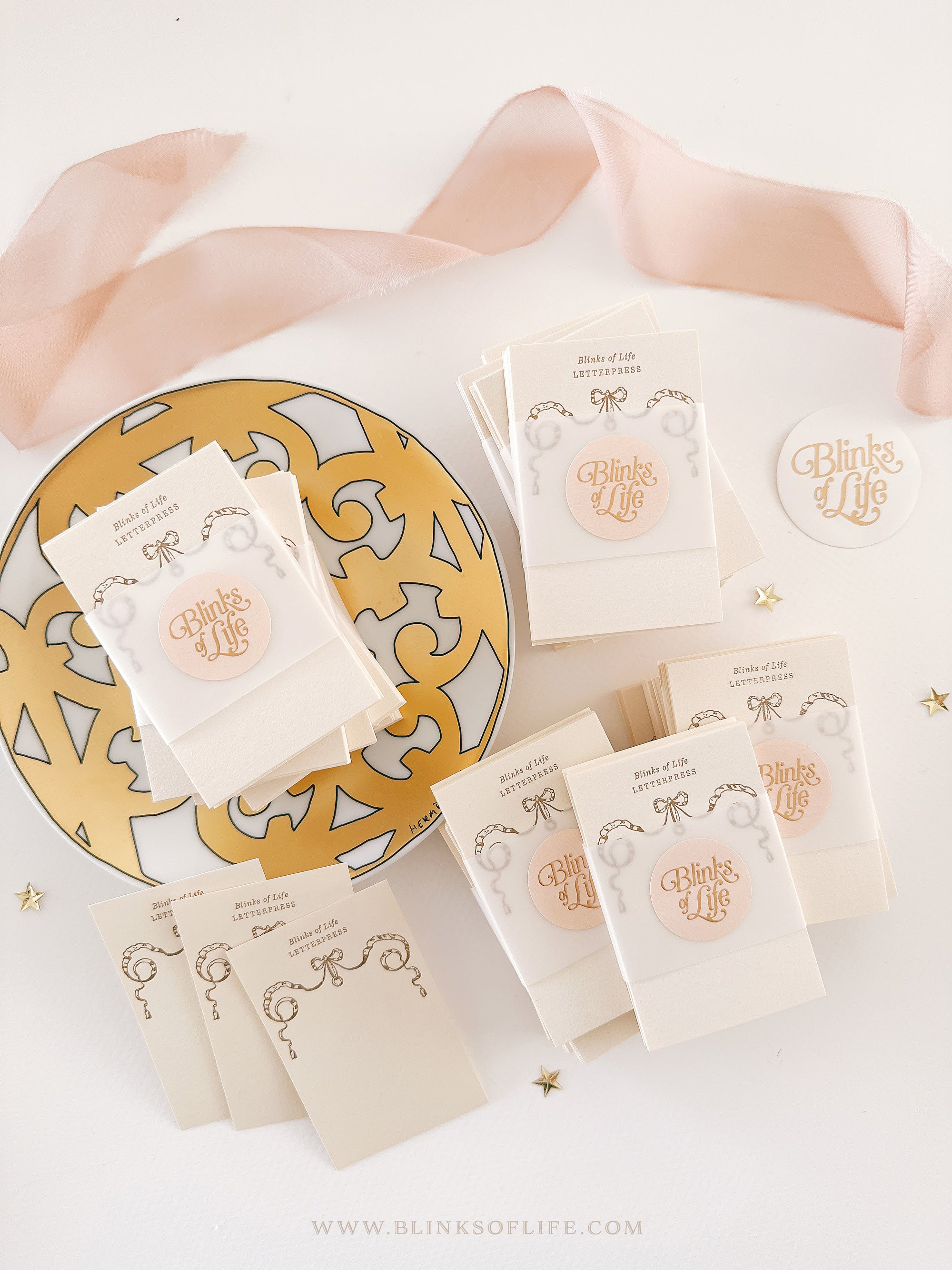 BOL - Blinks of Life - Letterpress Notepad