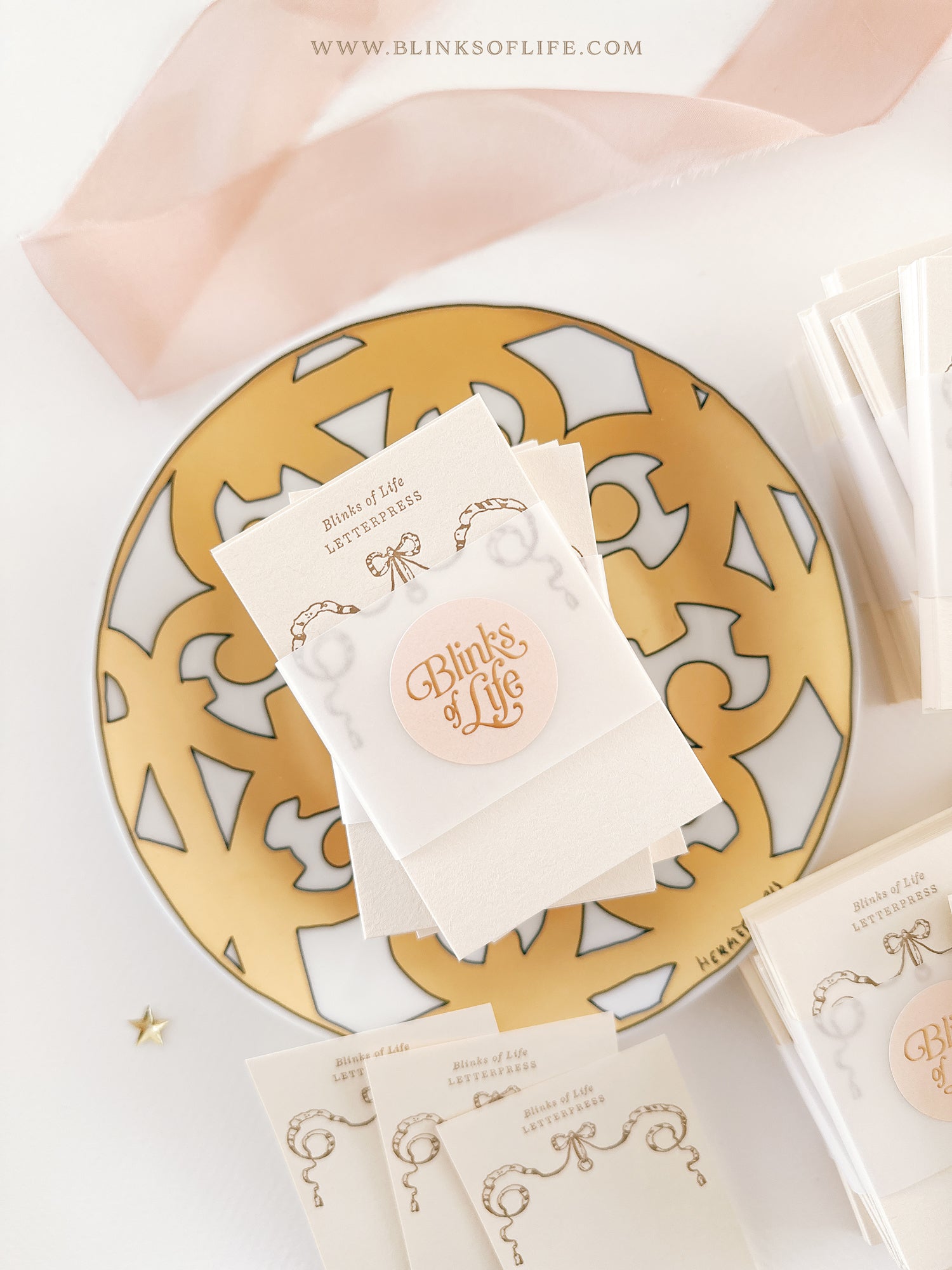 BOL - Blinks of Life - Letterpress Notepad