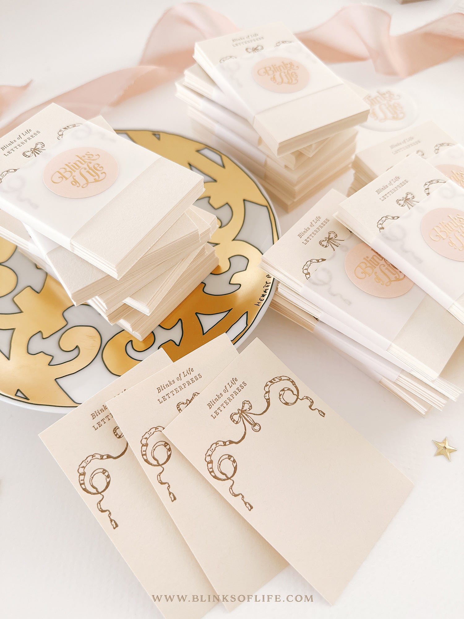 BOL - Blinks of Life - Letterpress Notepad