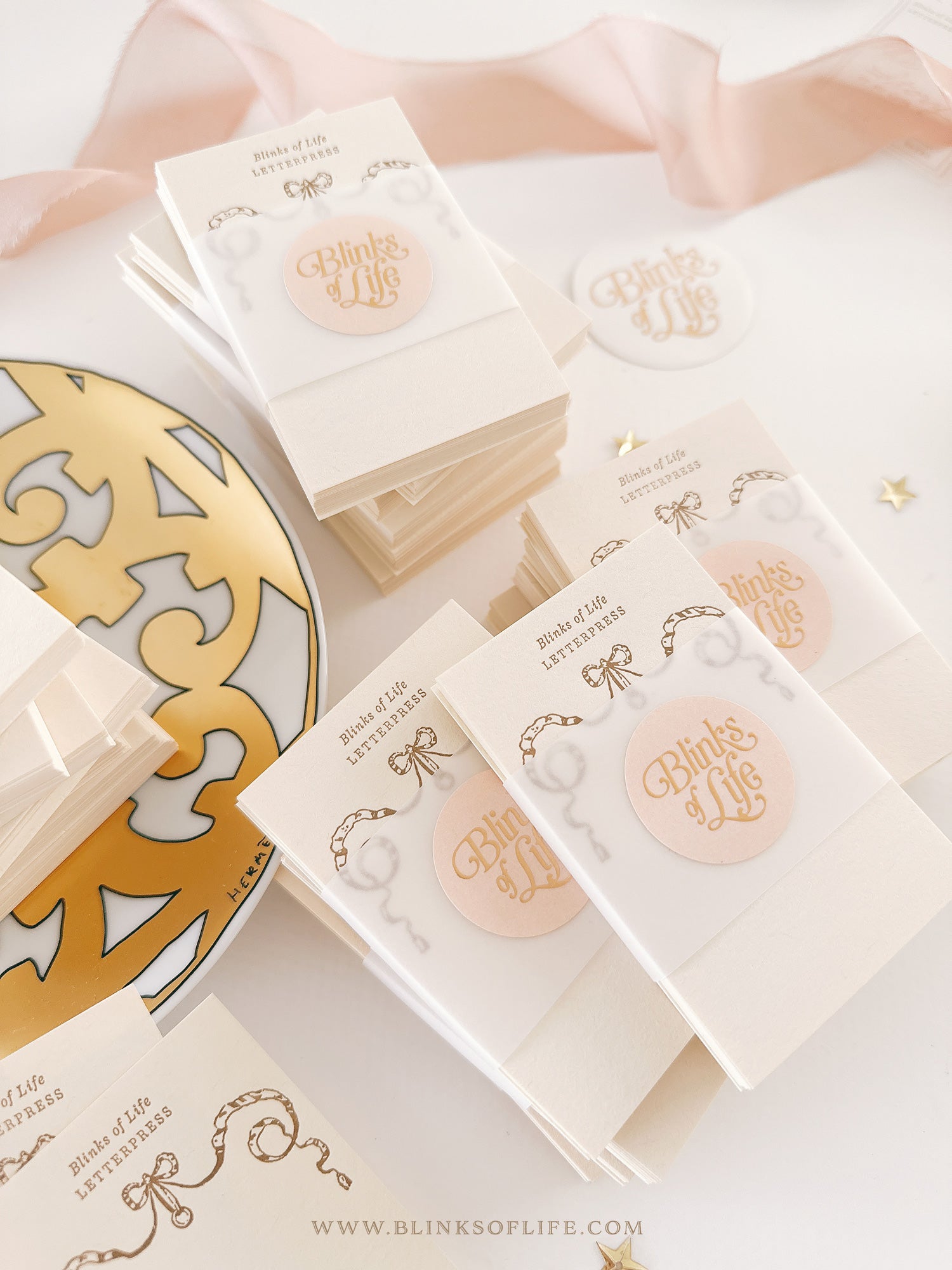 BOL - Blinks of Life - Letterpress Notepad