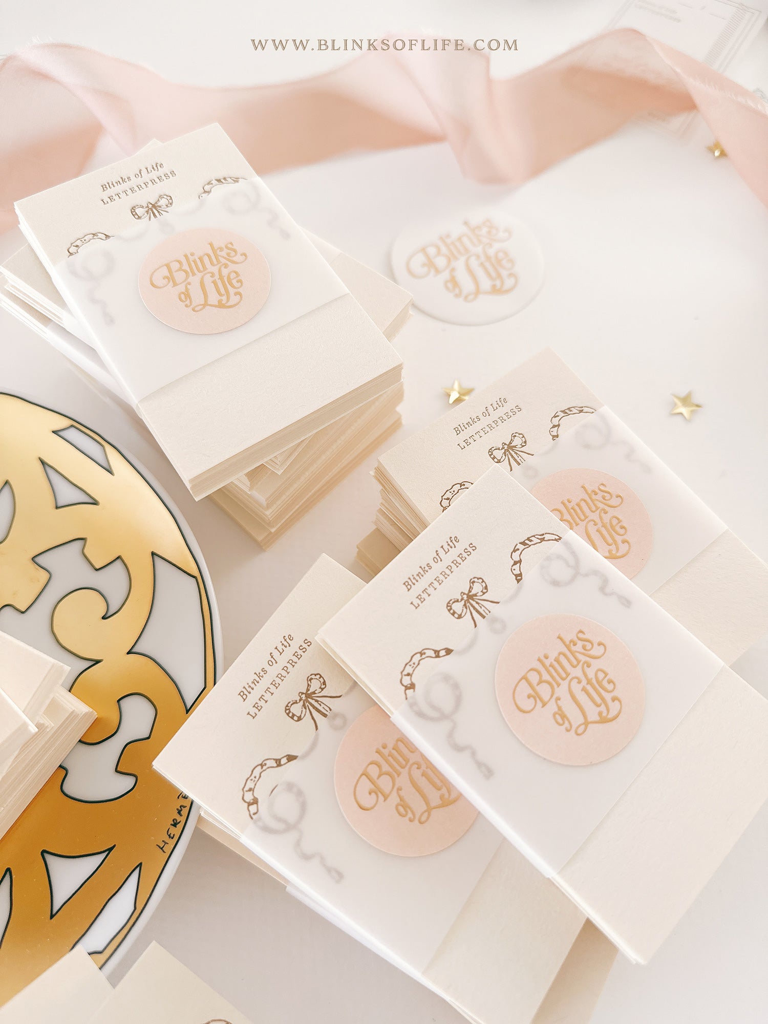 BOL - Blinks of Life - Letterpress Notepad