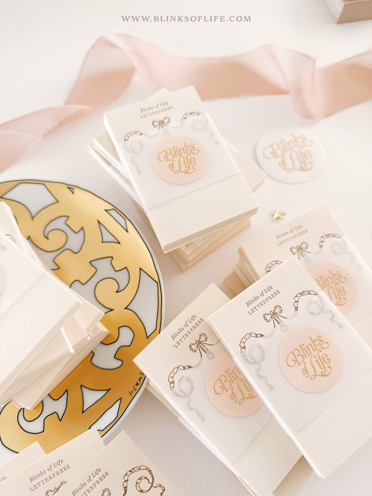 BOL - Blinks of Life - Letterpress Notepad