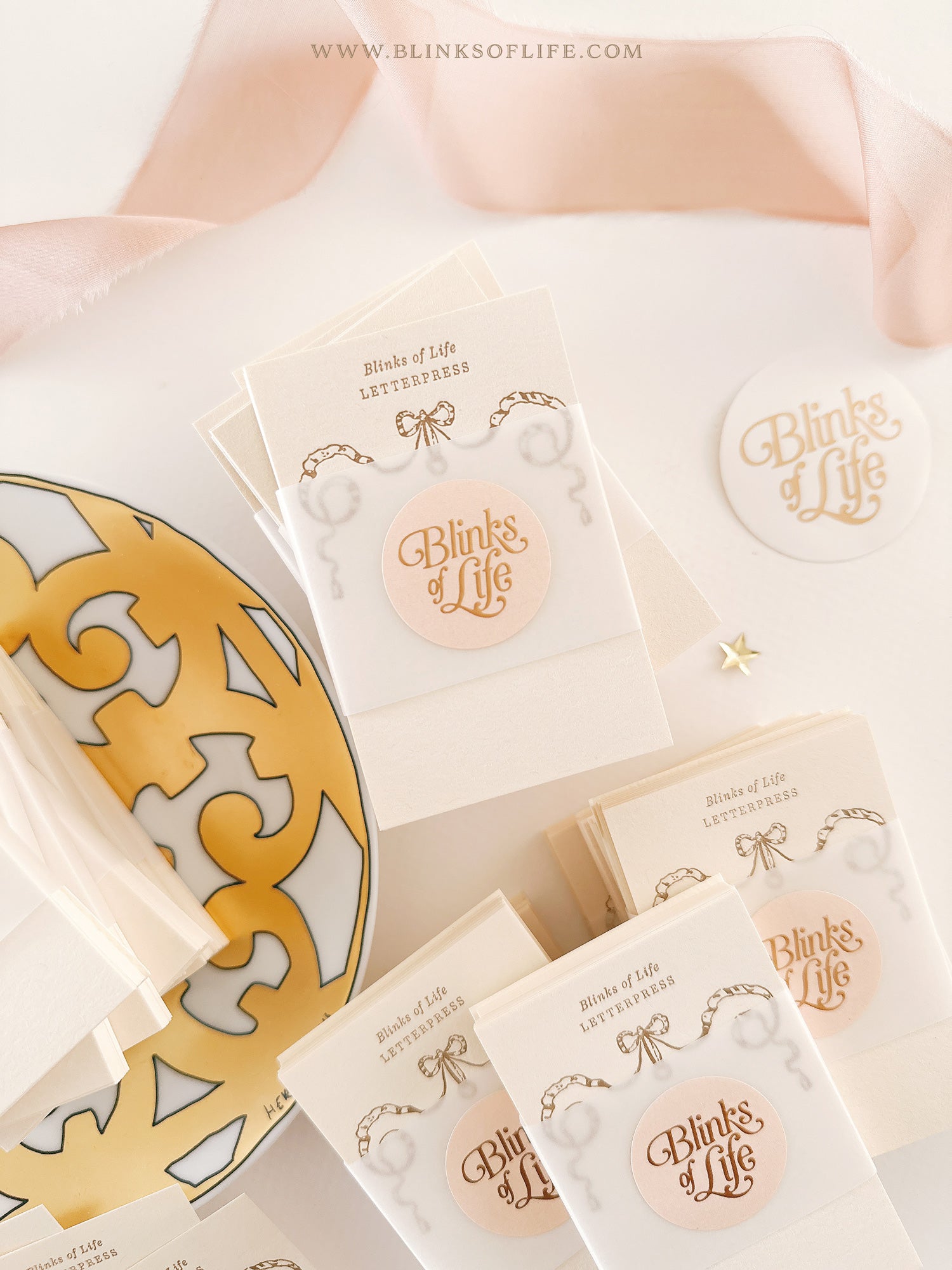 BOL - Blinks of Life - Letterpress Notepad