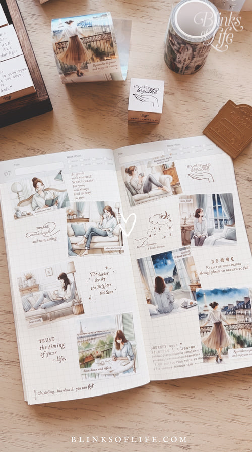 Blinks of Life - Washi PET tape - Simple Pleasures in Life