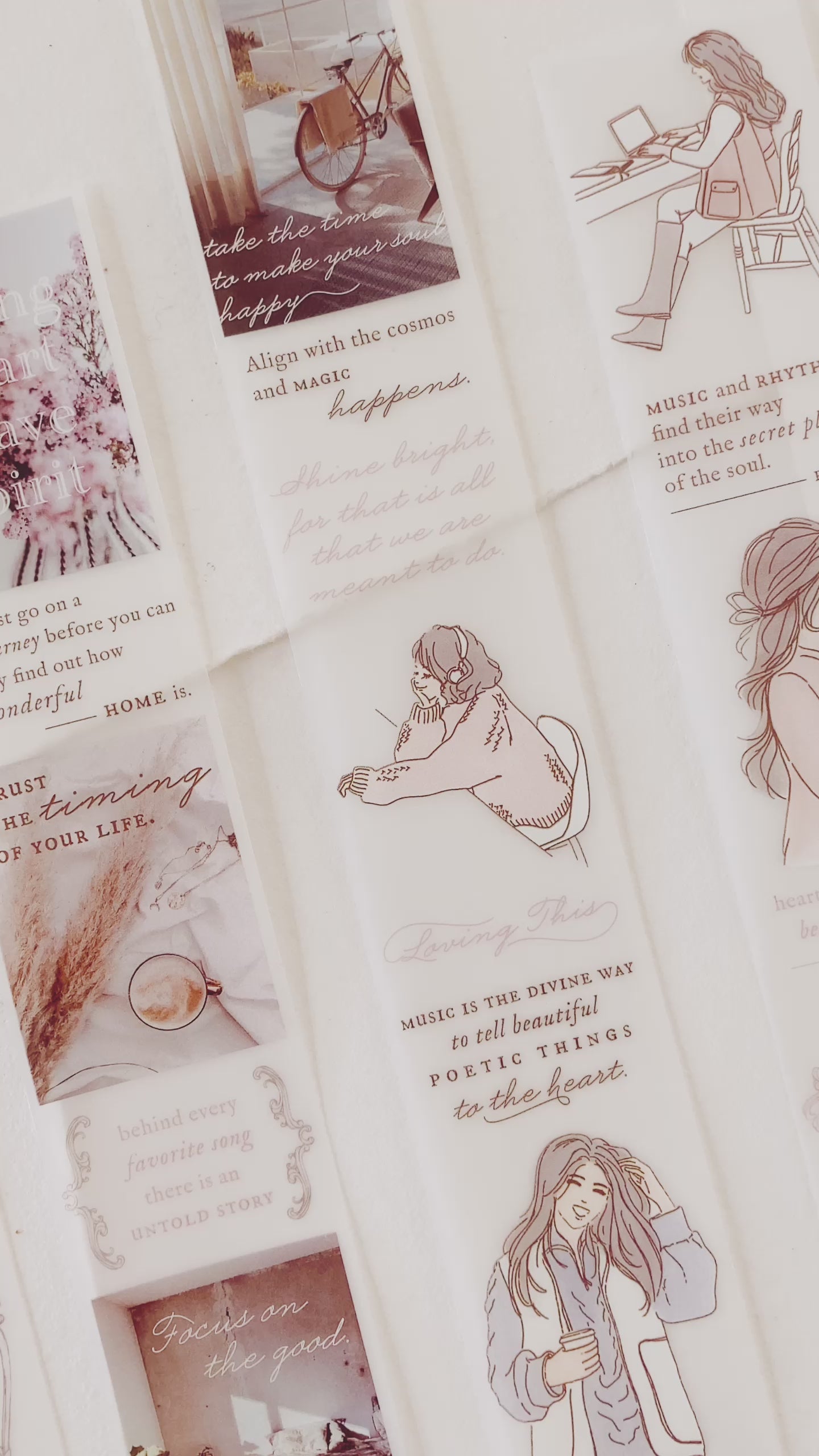 Blinks of Life - Life Story - PET Matte Tape