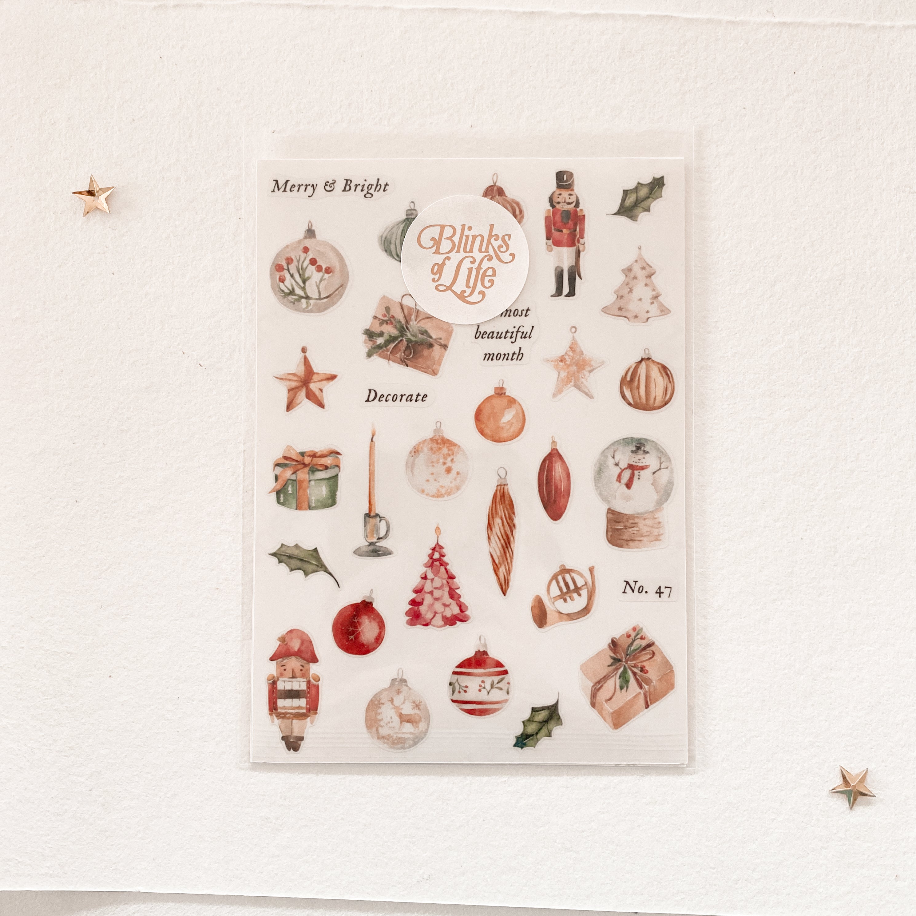 Blinks of Life Transparent Stickers #47