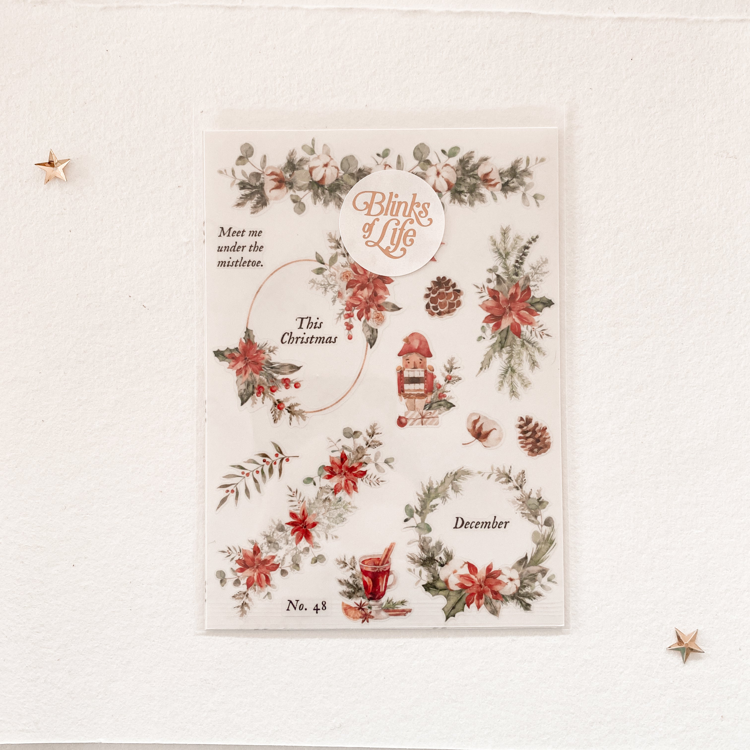 Blinks of Life Transparent Stickers #48