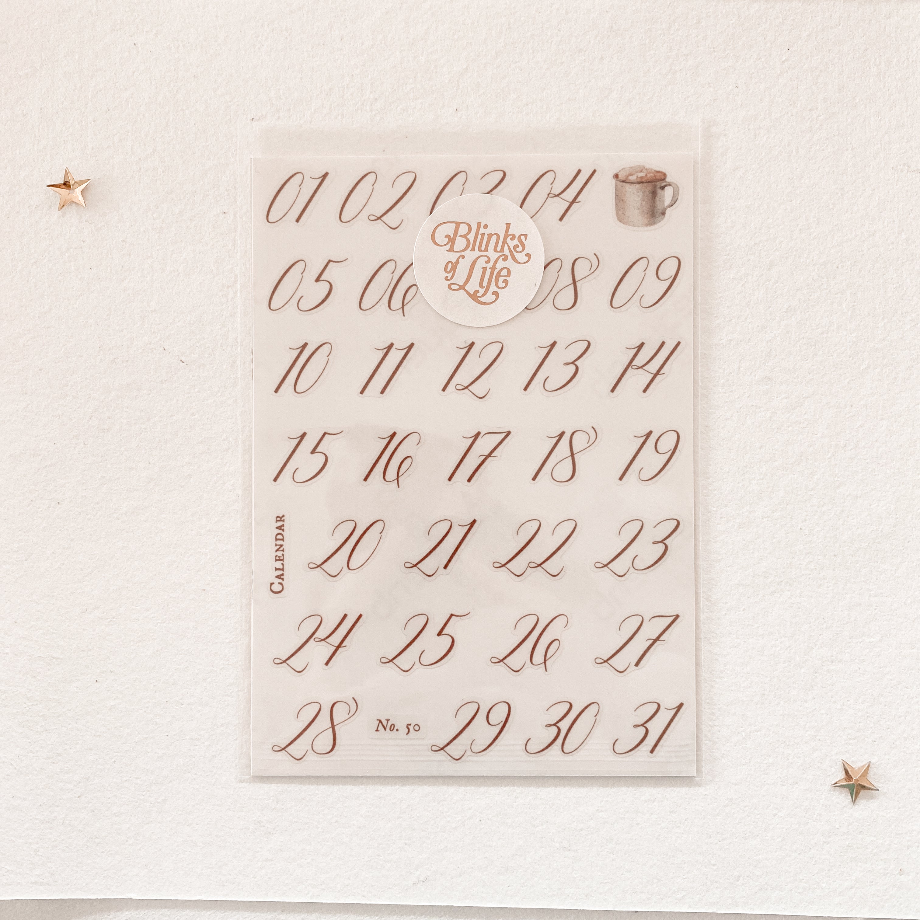 Blinks of Life Transparent Stickers #50