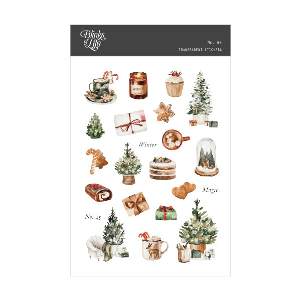 Transparent Stickers No. 45