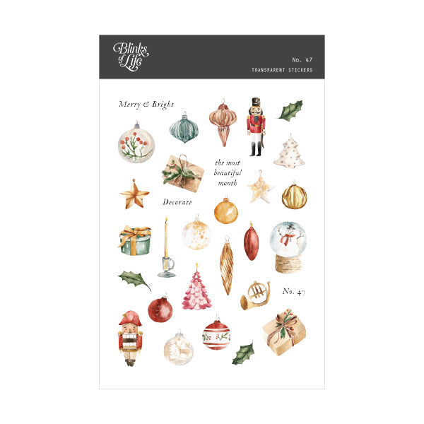 Blinks of Life Transparent Stickers #47