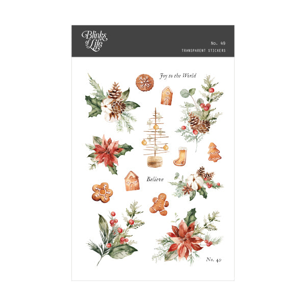 Blinks of Life Transparent Stickers #49