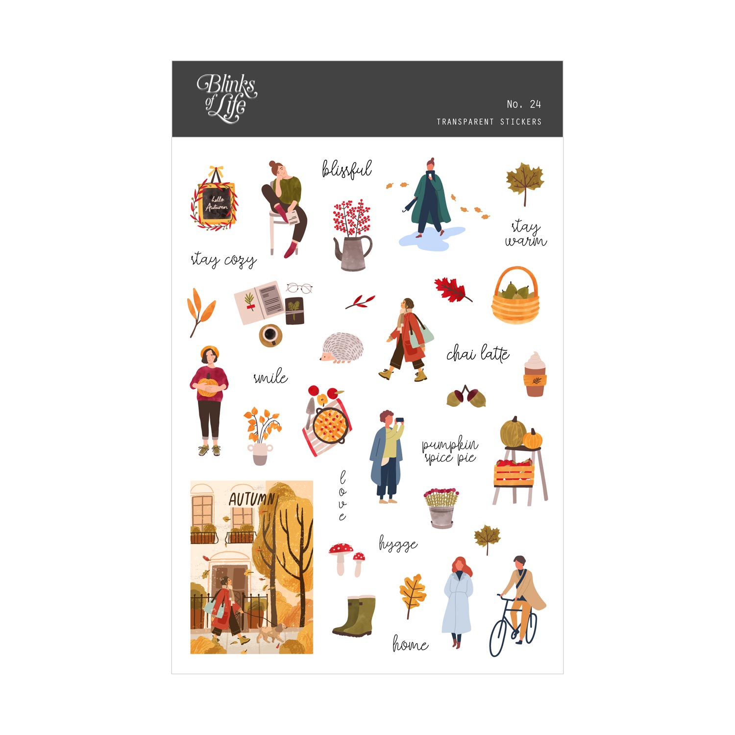 Blinks of Life - Transparent Stickers No. 26