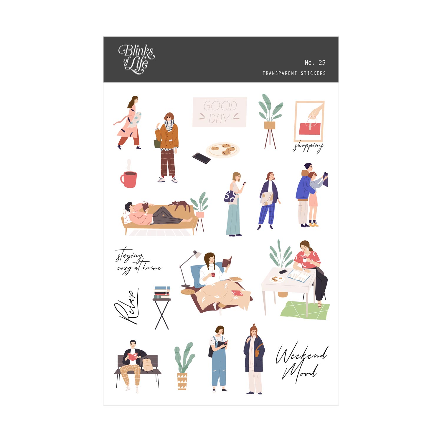 Blinks of Life - Transparent Stickers No. 26