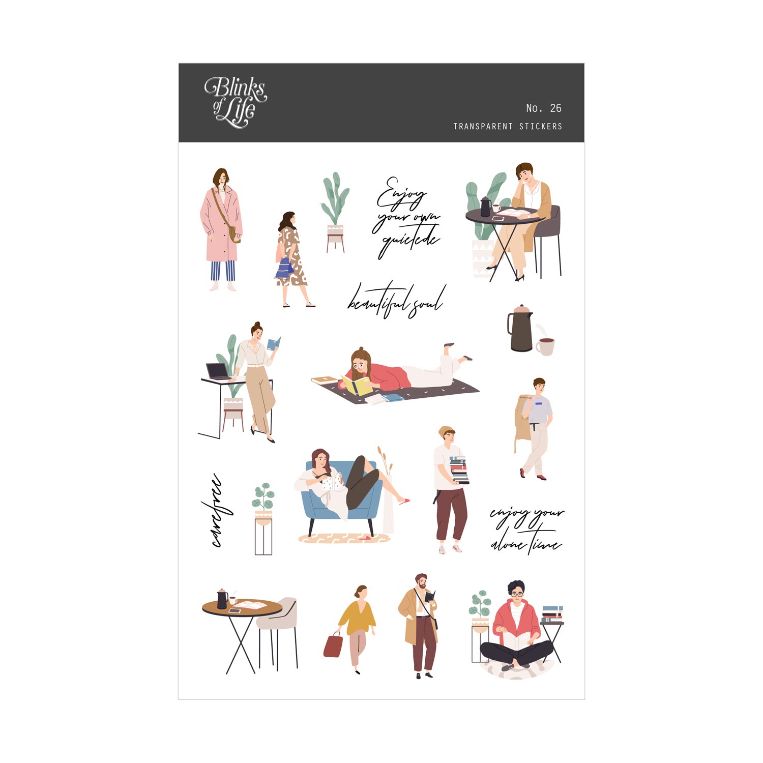 Blinks of Life - Transparent Stickers No. 26