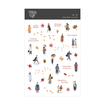 Blinks of Life Transprent Stickers No. 28