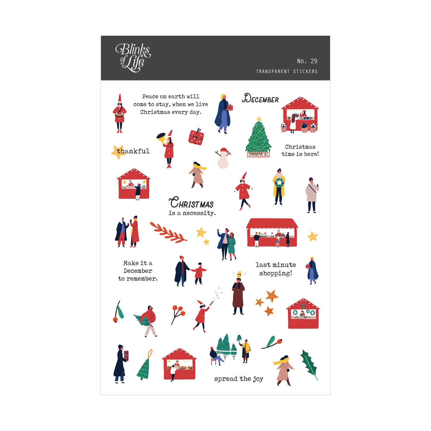 Transparent Stickers No. 29