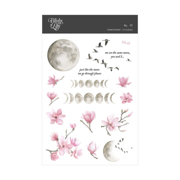 Blinks of Life - Journal Bujo Transparent Stickers