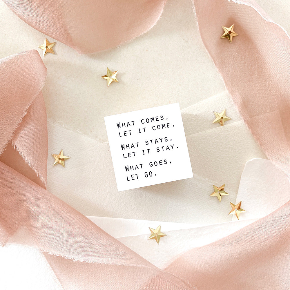 Blinks of Life - Journal Quote Stamp Collection - What Comes