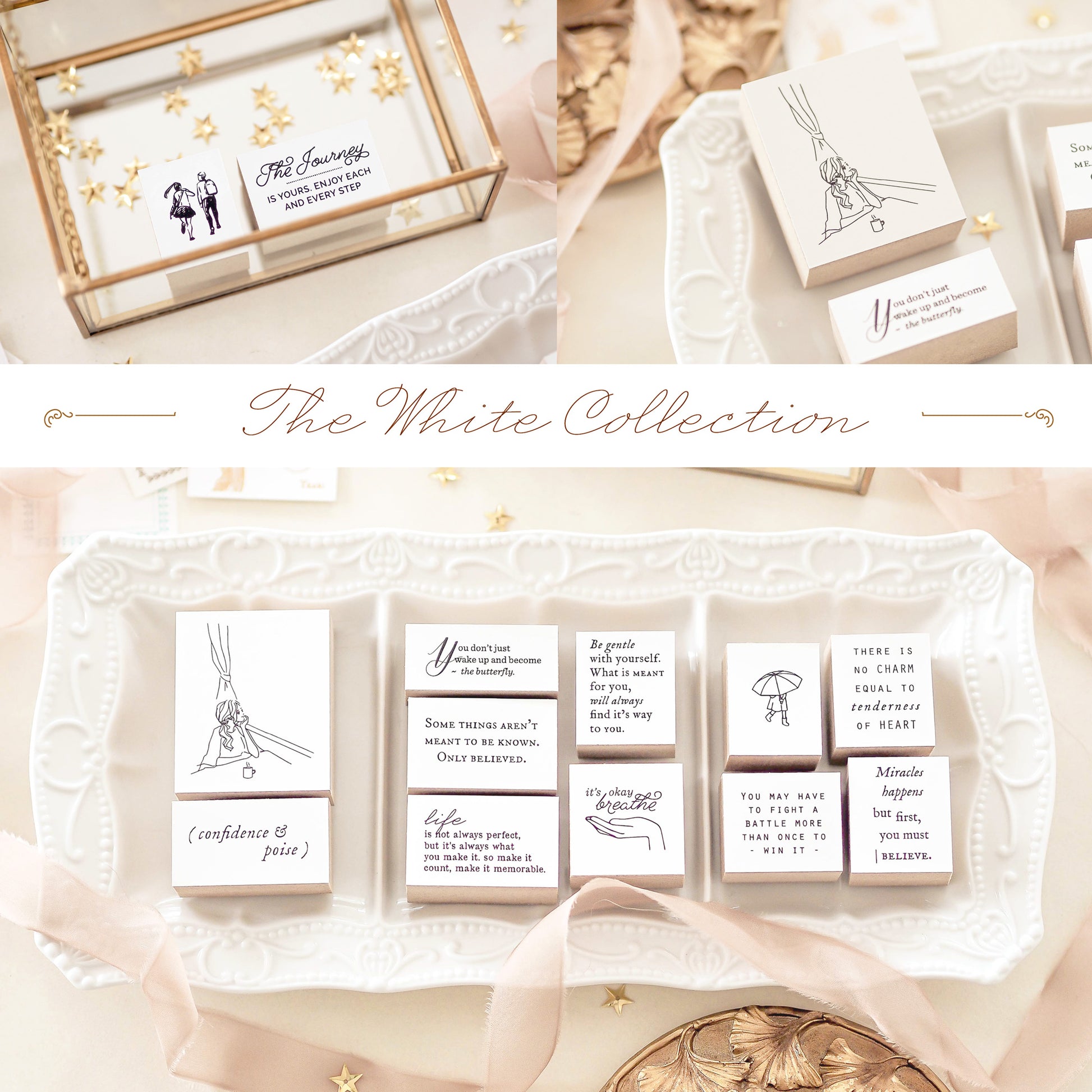 Blinks of Life - Journal Quote Stamps - Miracles Happens