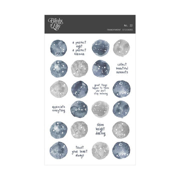 Blinks of Life Transparent Stickers No. 22
