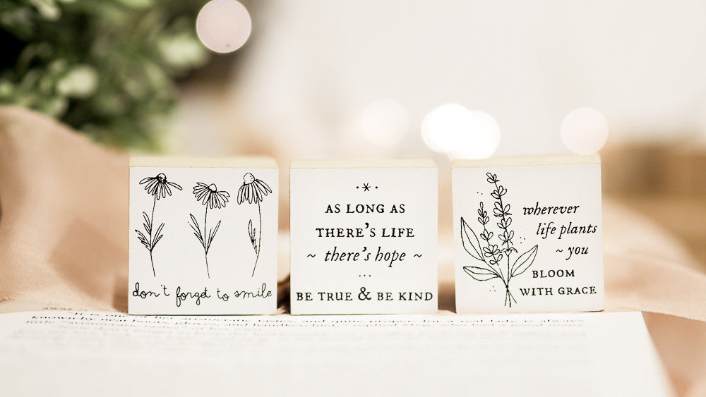 Blinks of Life Rubber Stamp - Don't Forget to Smile