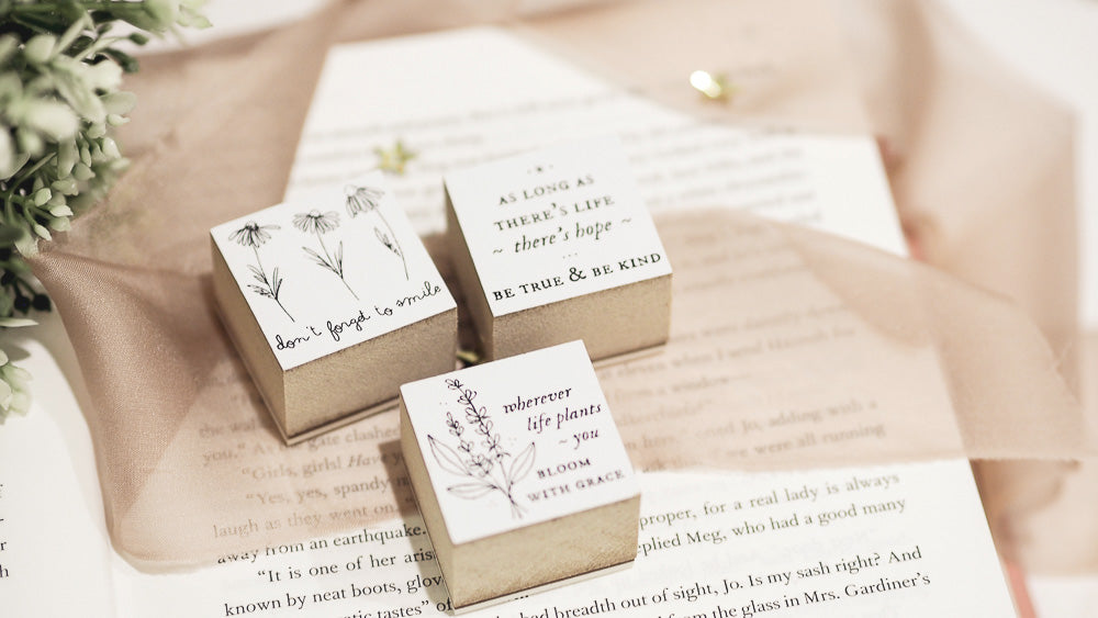 Blinks of Life Rubber Stamp - Don't Forget to Smile