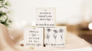 Blinks of Life Rubber Stamp Journal Quote - Bloom With Grace
