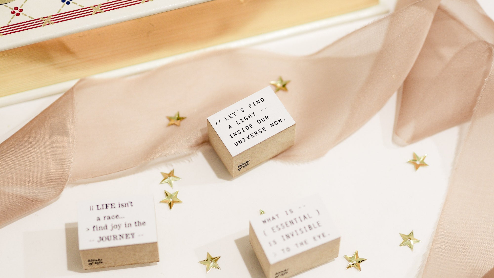 Blinks of Life Journal Quote Stamp - Find The Light