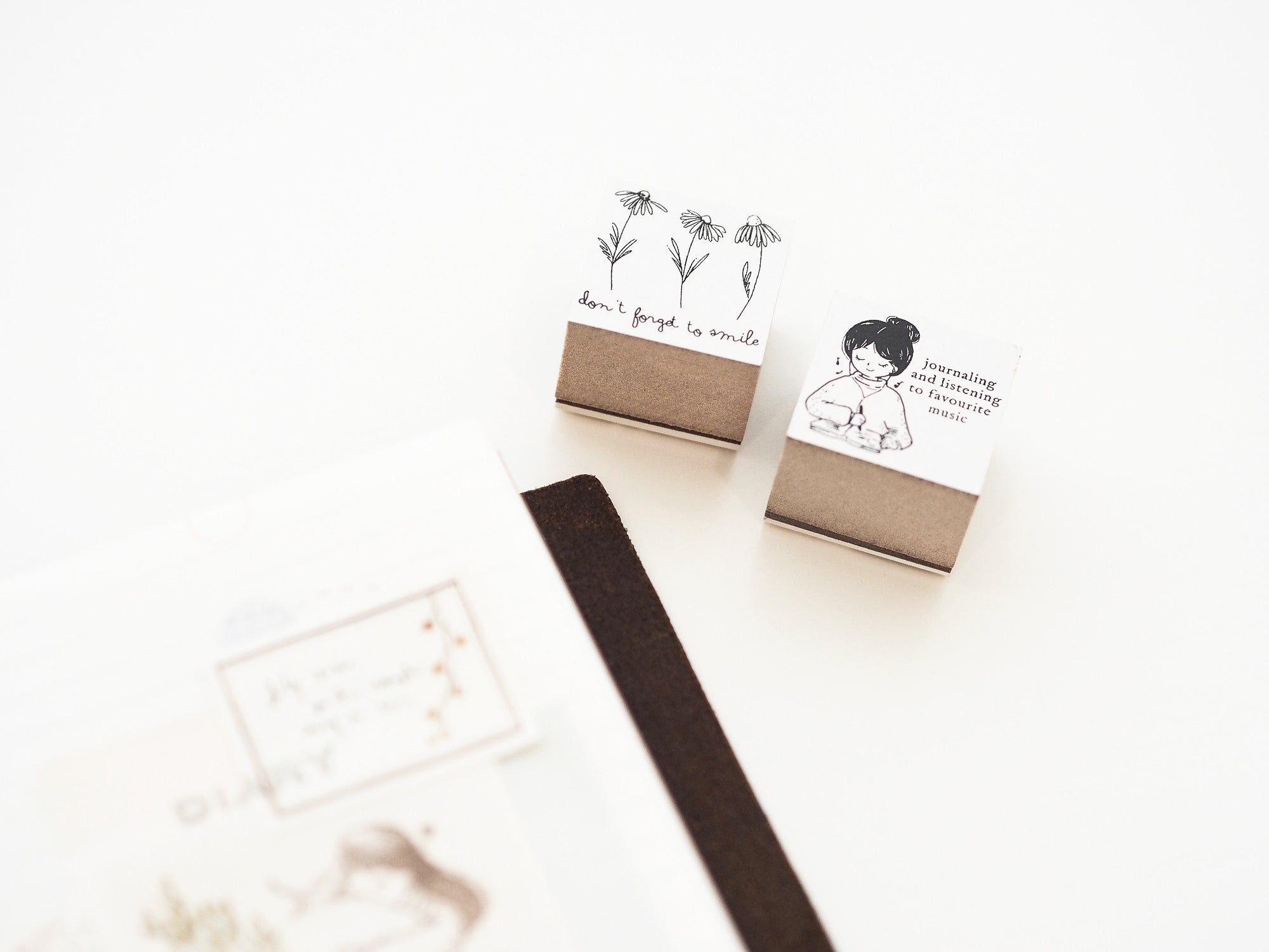 Blinks of Life - Don't Forget To Smile Rubber Stamp