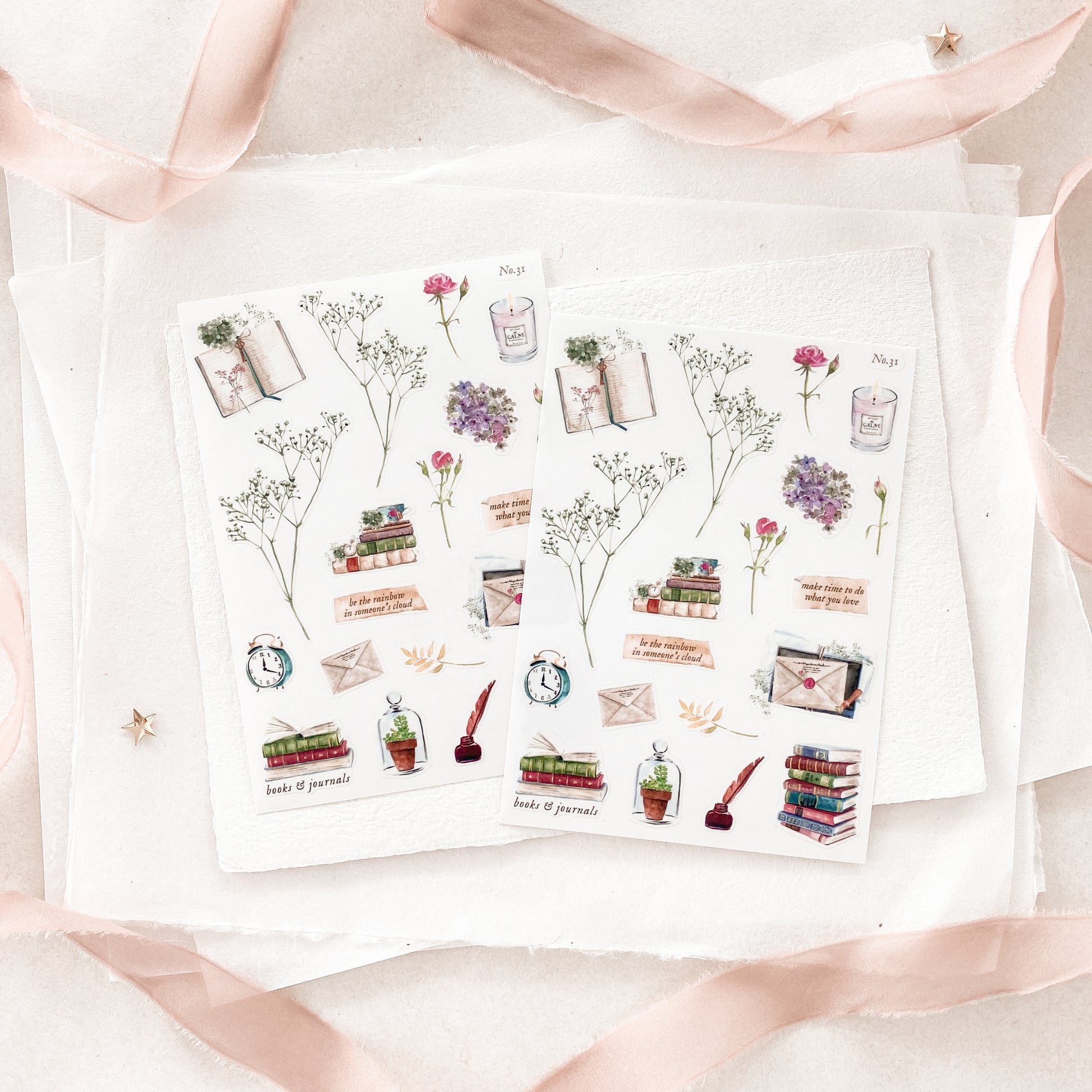 Blinks of Life - Journal Bujo Transparent Stickers