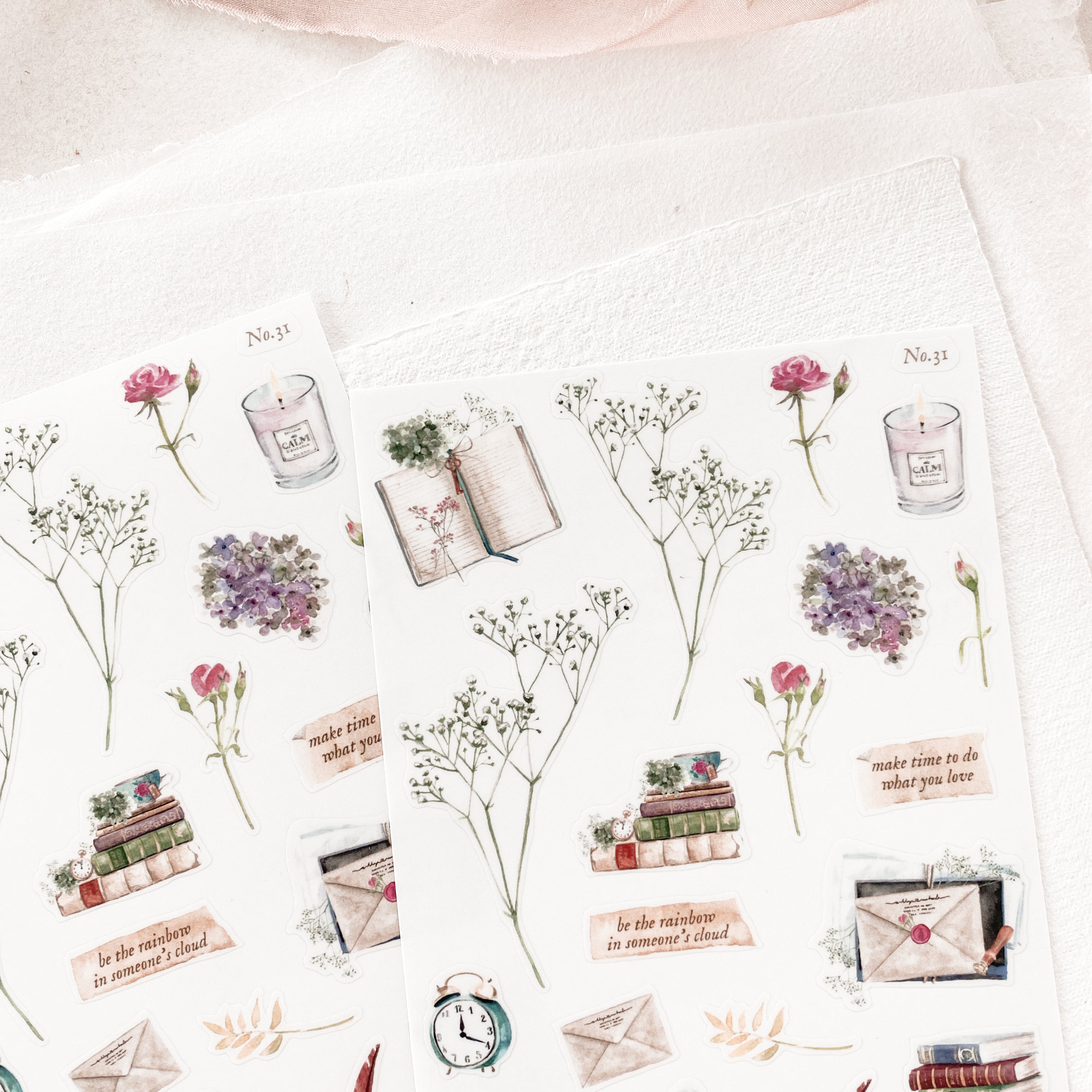 Blinks of Life - Journal Bujo Transparent Stickers