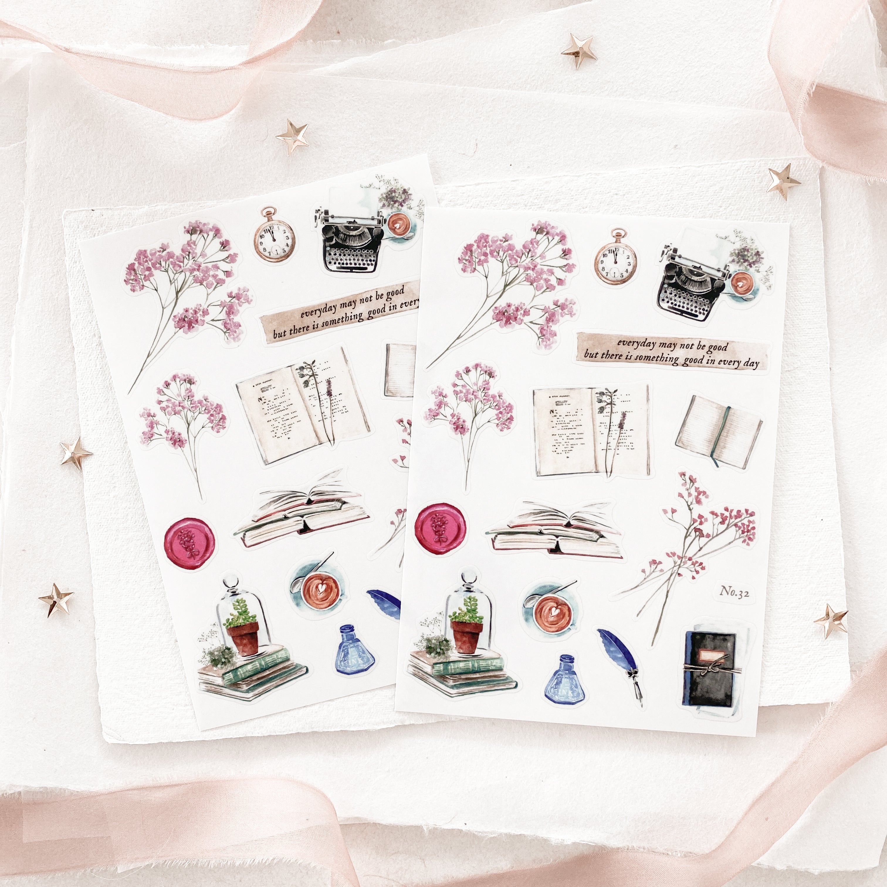 Blinks of Life - Journal Bujo Transparent Stickers